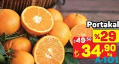 PORTAKAL KG fiyat ve kampanya bilgisi